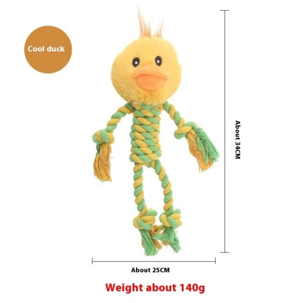 Plush Dog Toy Animal Shape Bite-resistant Molar Pet Products - Image 8