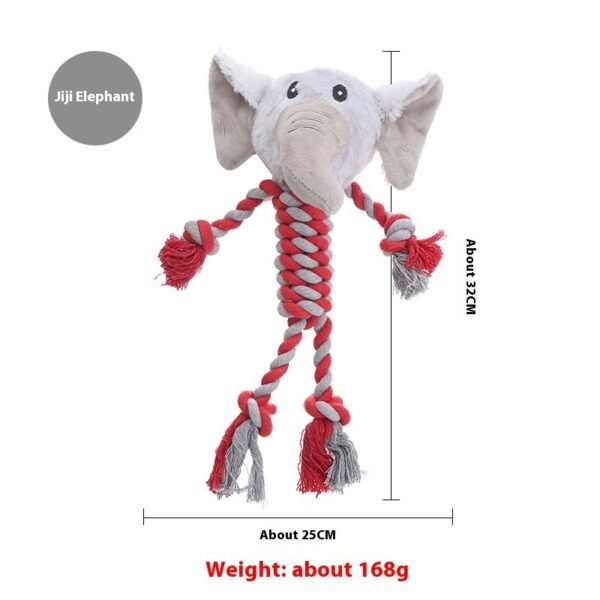 Plush Dog Toy Animal Shape Bite-resistant Molar Pet Products - Image 5