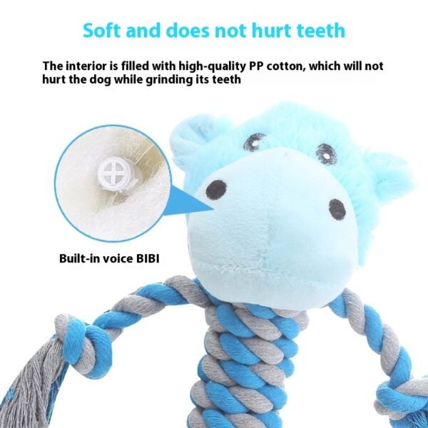 Plush Dog Toy Animal Shape Bite-resistant Molar Pet Products - Image 10